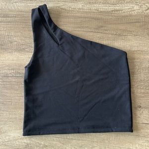 Abercrombie one shoulder top. “Soft A&F collection. Size medium. Never worn.
